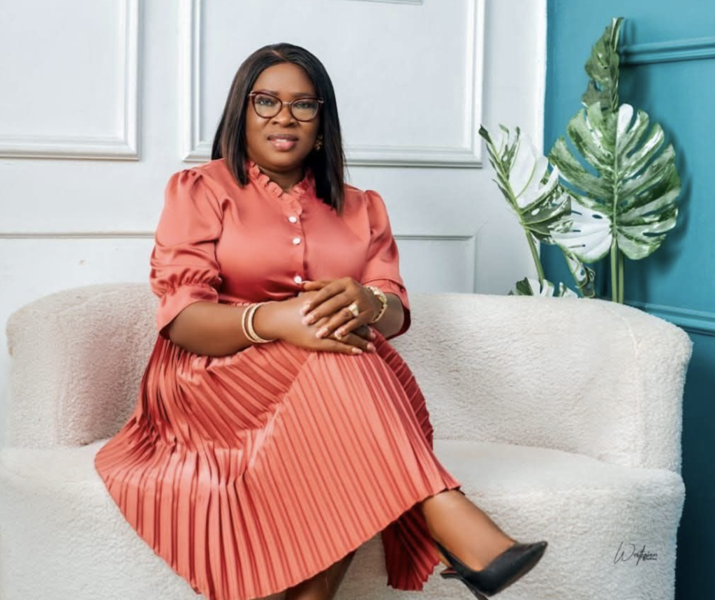 Mama Cathy seated on a couch discussing contribution in marriage