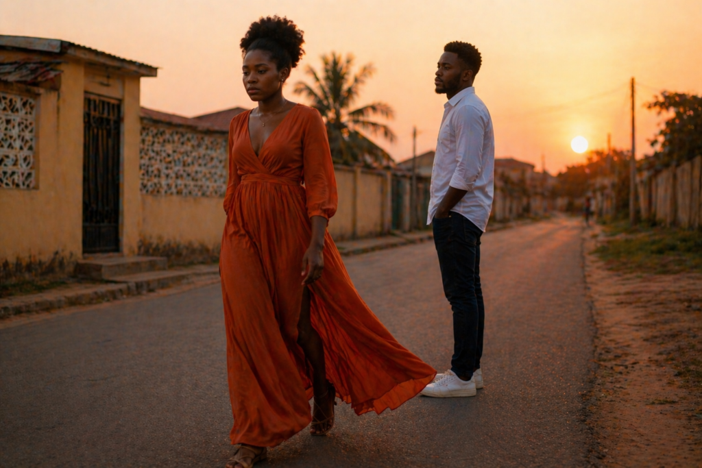 Woman walking away after recognizing signs God is telling you to let go of a relationship