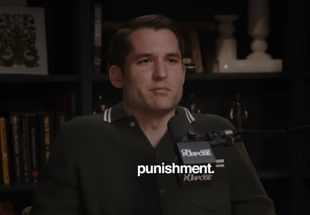 Jefferson Fisher speaking on silent treatment in relationships during a podcast interview